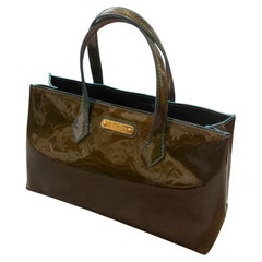 2010 Louis Vuitton Wilshire Pm Vernis Deep Olive Hue Hand-Bag