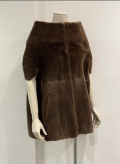 2010 Maison Margiela fur boat neck cape