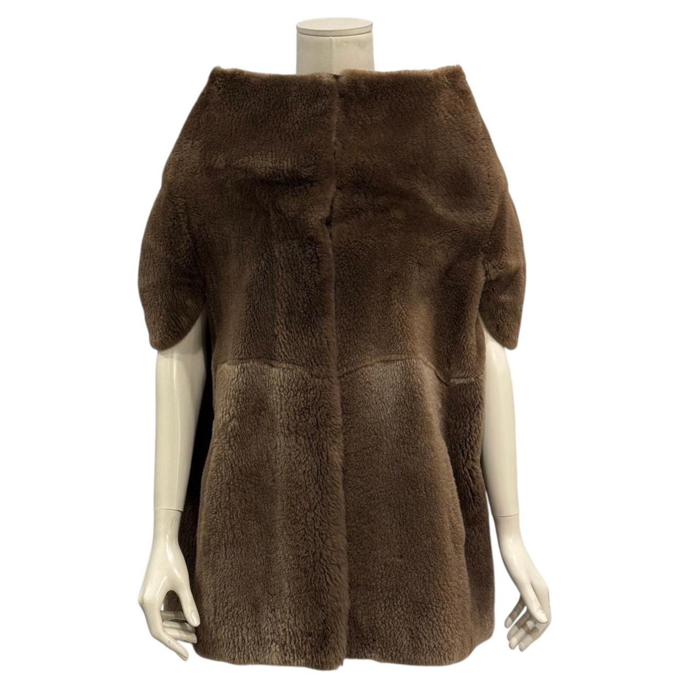 2010 Maison Margiela fur boat neck cape