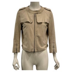Chaqueta militar de piel de cabra de Miu Miu de 2010