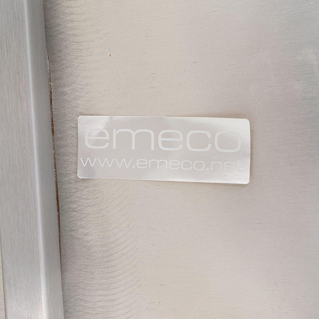 2010 Norman Foster for Emeco 20-06 Stool with Brown Leather Seats 5x Available For Sale 4