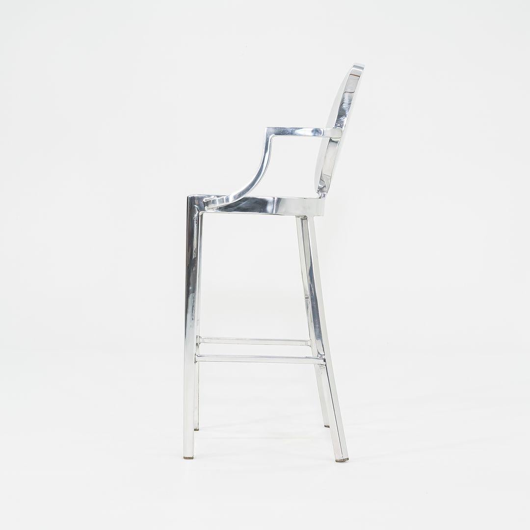 Moderno 2010 Sgabello Kong a un braccio in alluminio lucidato di Philippe Starck per Emeco in vendita