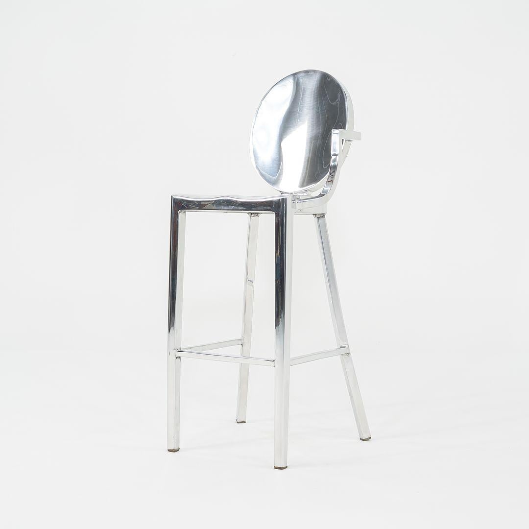 XXI secolo e contemporaneo 2010 Sgabello Kong a un braccio in alluminio lucidato di Philippe Starck per Emeco in vendita