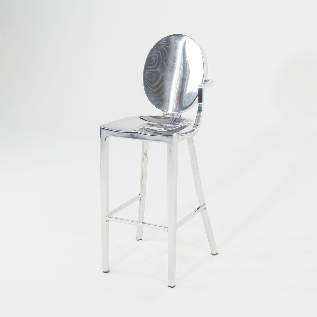 2010 Sgabello Kong a un braccio in alluminio lucidato di Philippe Starck per Emeco in vendita 2