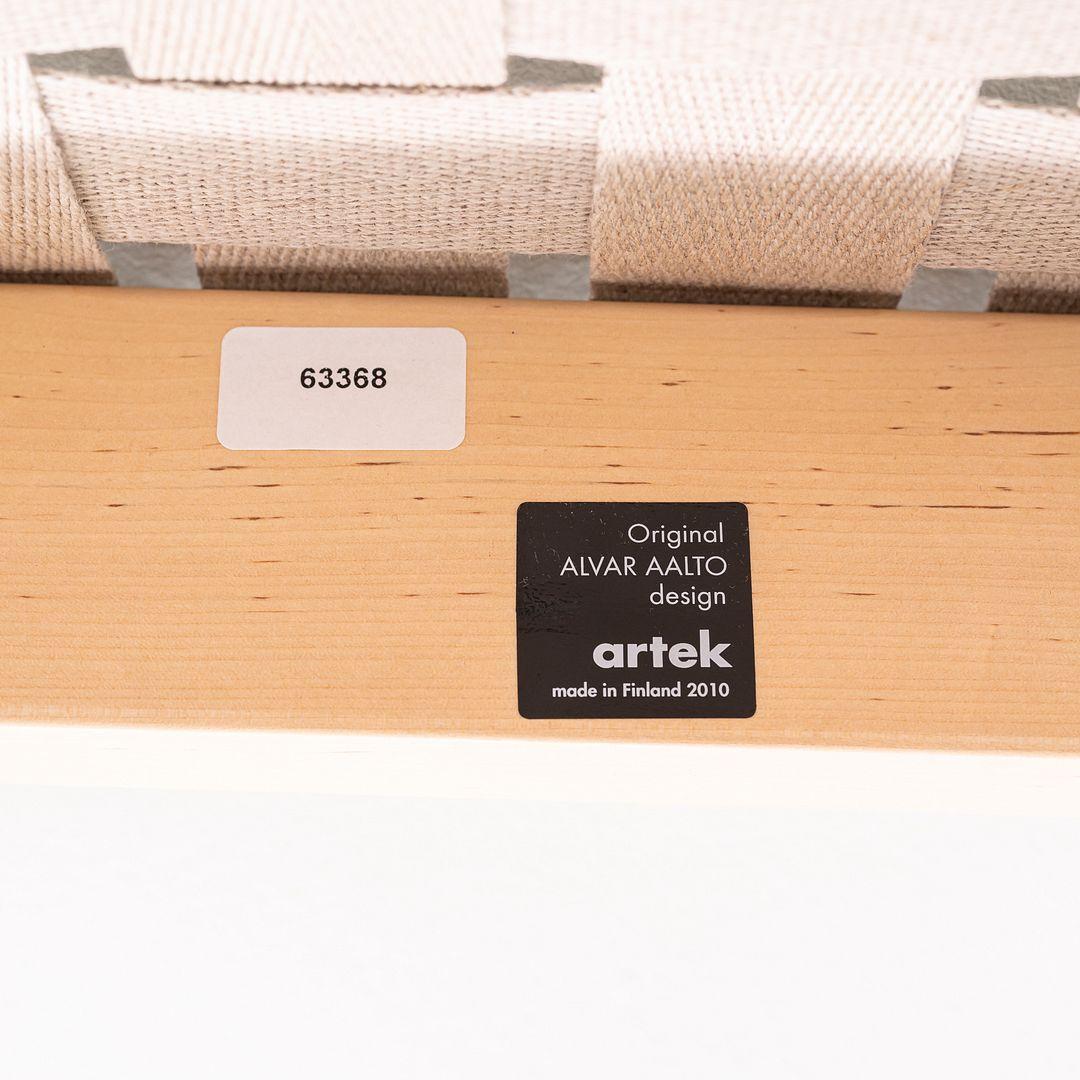 2010 Pair of Alvar & Aino Aalto for Artek 611 Stacking Dining Side Chairs For Sale 5