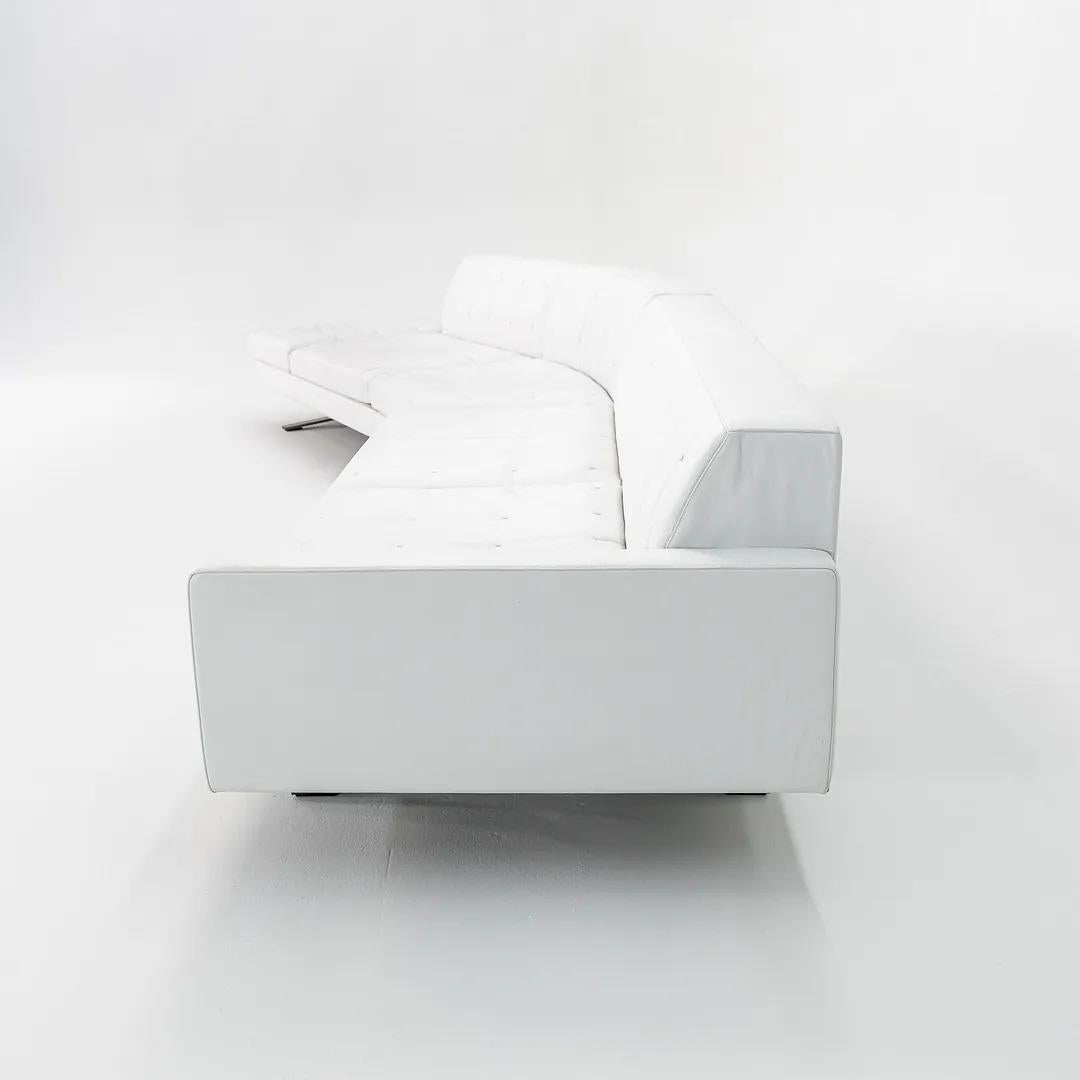 2010 Poltrona Frau Kennedee Sofa / Sectional by Jean-Marie Massaud in Leather For Sale 1