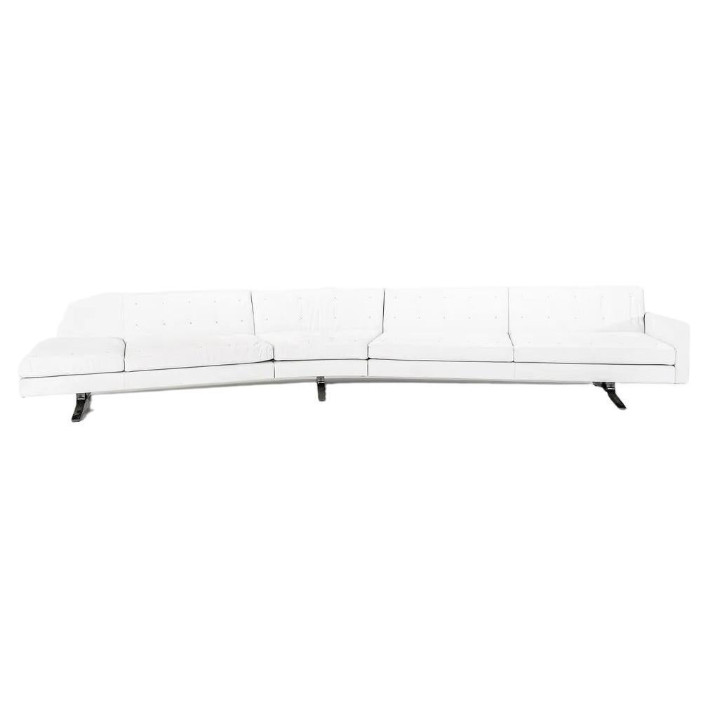 2010 Poltrona Frau Kennedee Sofa / Sectional by Jean-Marie Massaud in Leather For Sale