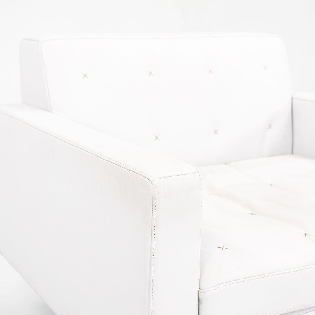 2010 Poltrona Frau Kennedee Swivel Lounge Chair by Jean-Marie Massaud in Leather For Sale 3
