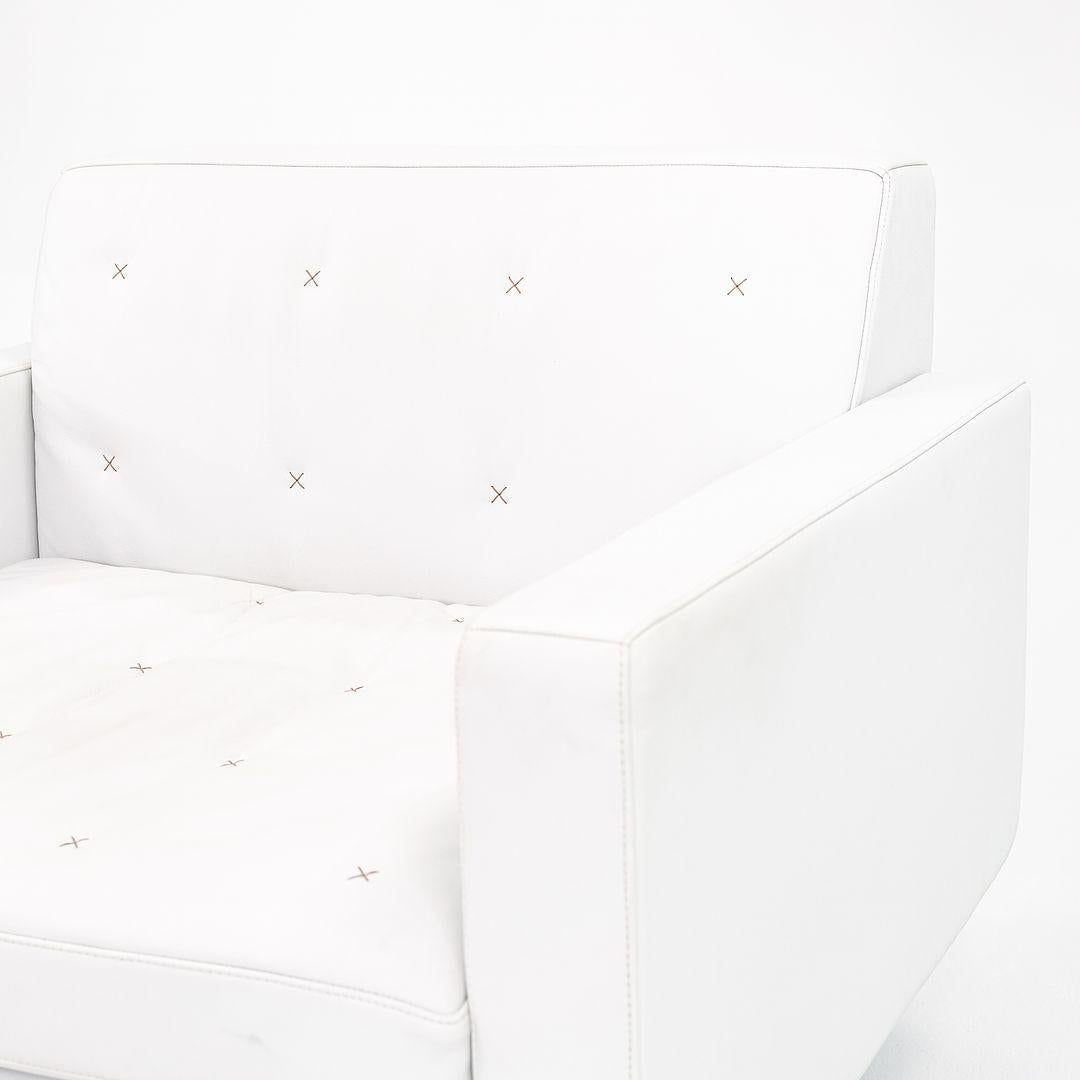 2010 Poltrona Frau Kennedee Swivel Lounge Chair by Jean-Marie Massaud in Leather For Sale 1