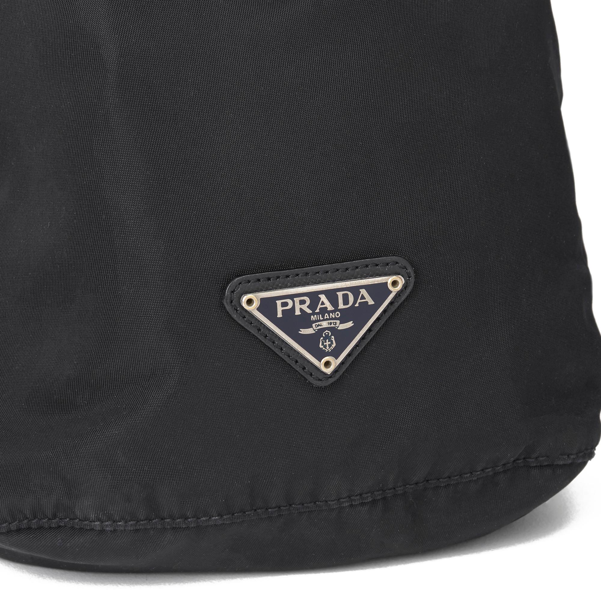 2010 Prada Black Nylon Vintage Mini Backpack 1
