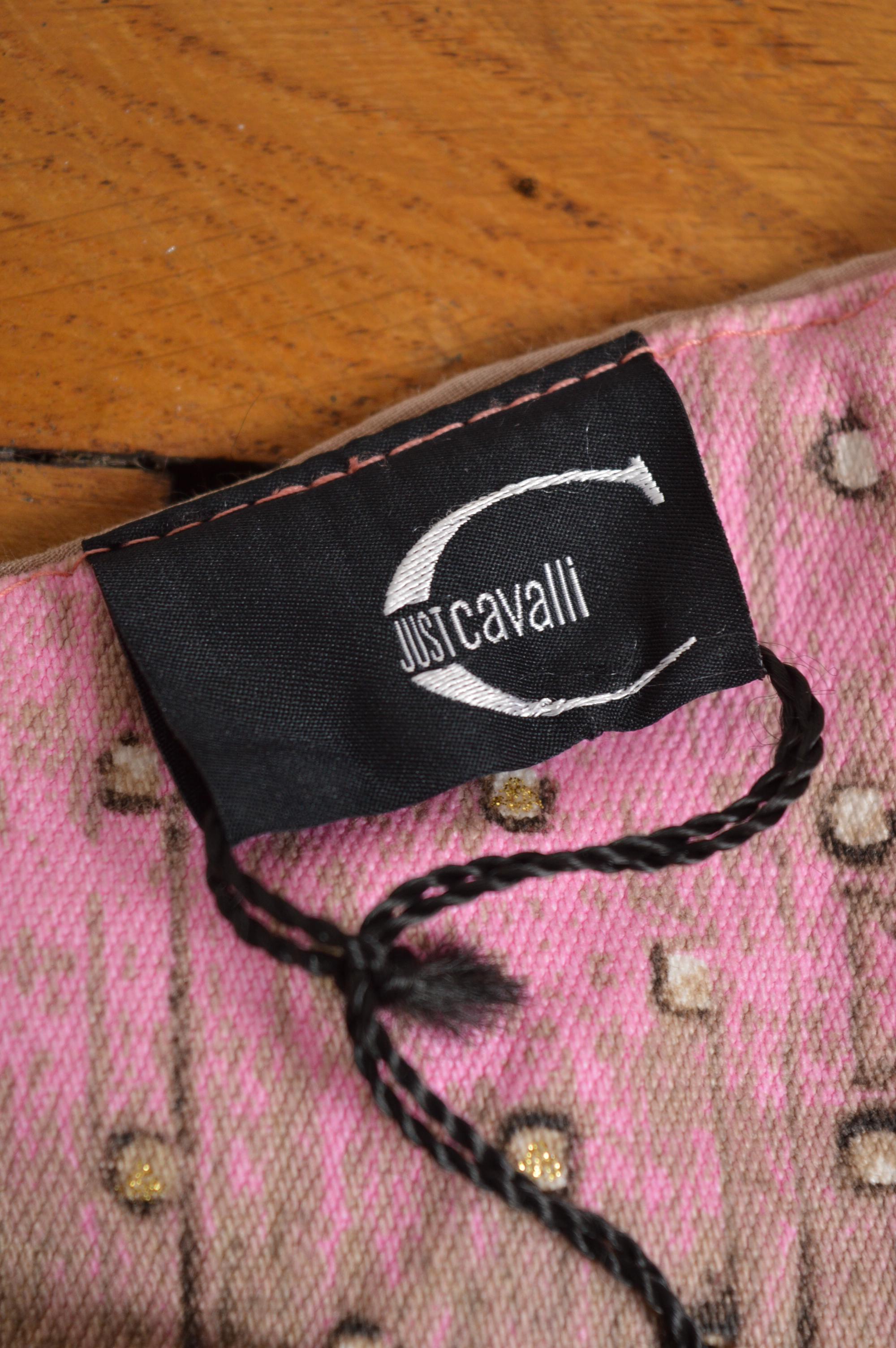 2010 Roberto Cavalli Bustier distressed strapless studded Pink mini dress im Angebot 10