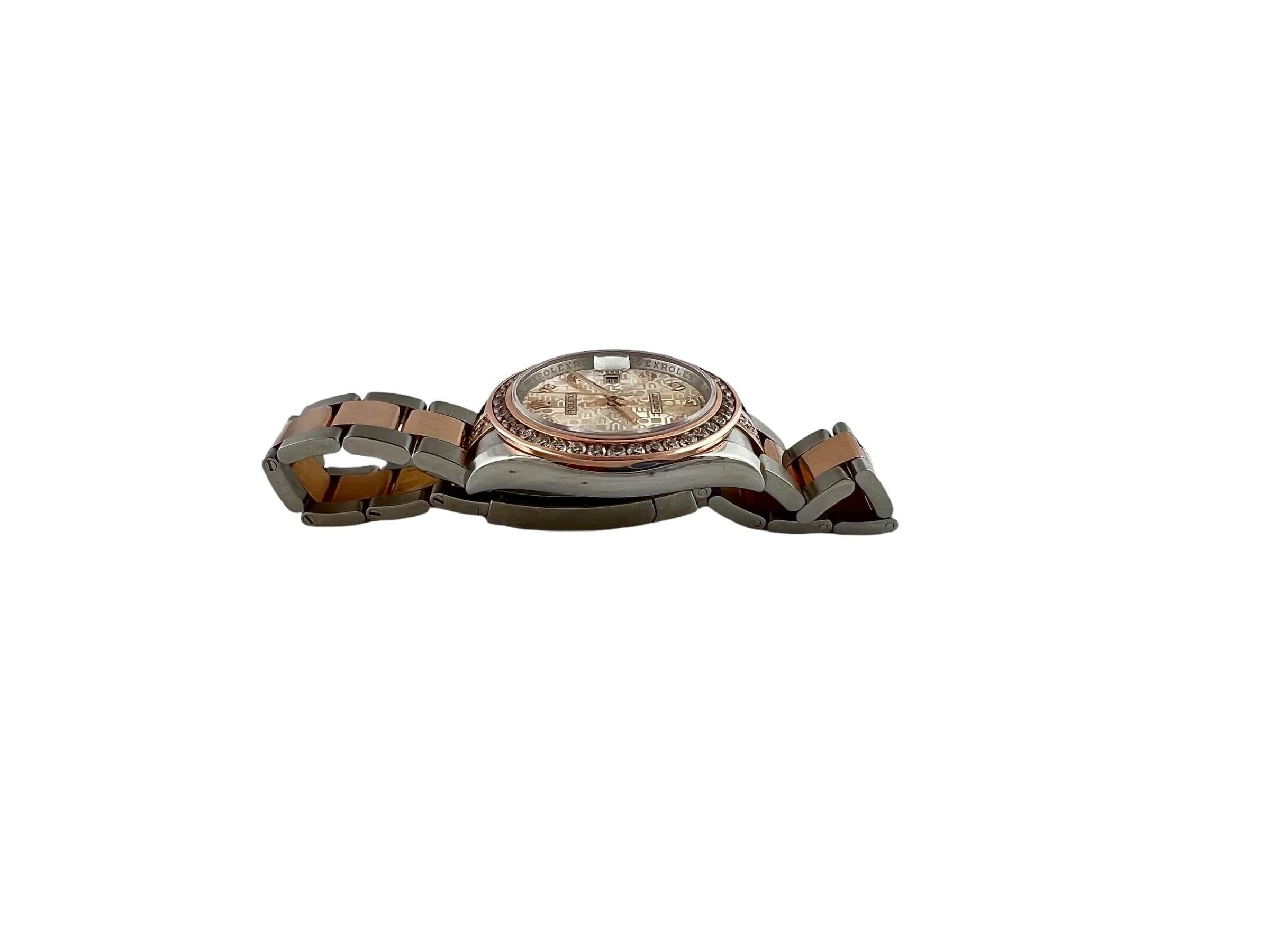 2010 Rolex Rose Gold 116231 Watch Diamond Dial Bezel Box/Paperwork #16977 For Sale 4
