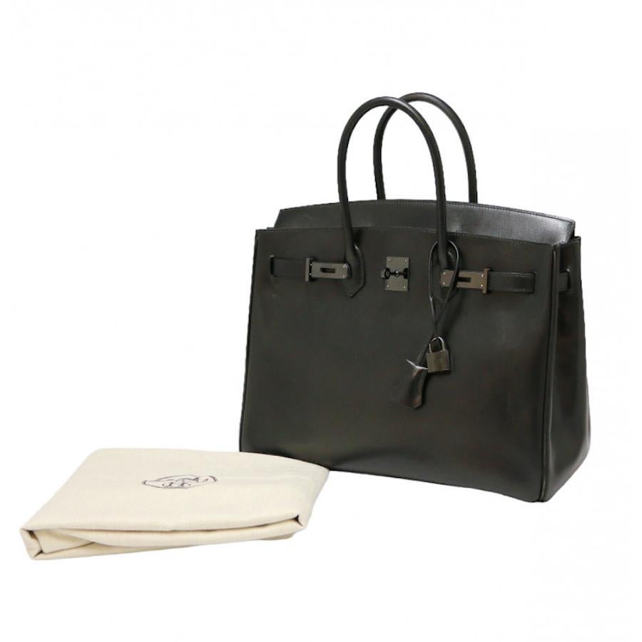 2010 So Black Birkin 35 For Sale 8