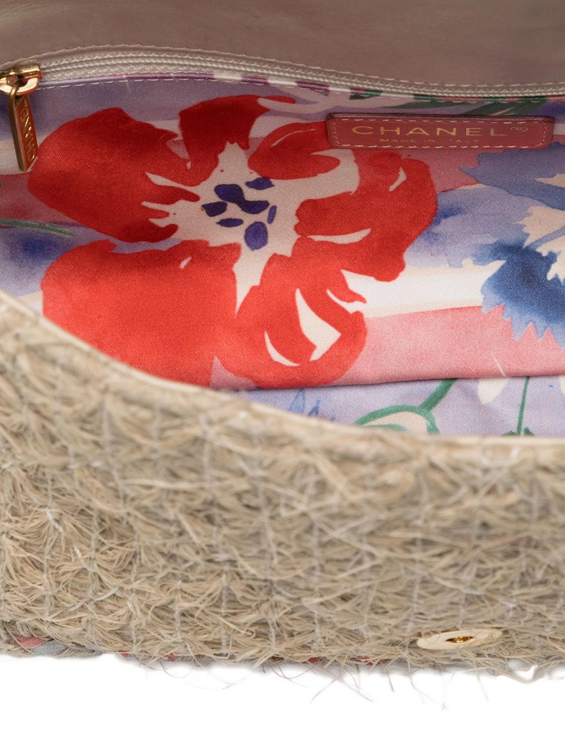 Sac à rabat en paille 2010 Bon état - En vente à London, GB