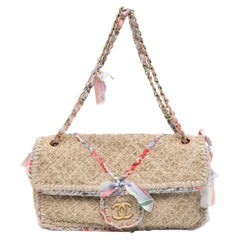 Chanel 2010 Straw Country Flap Bag