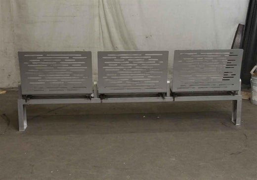 2010 Three Seat Steel Or Aluminum Bench Or Outdoor Or Garden For
