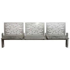 2010 Three-Seat Steel or Aluminum Bench or Outdoor or Garden
