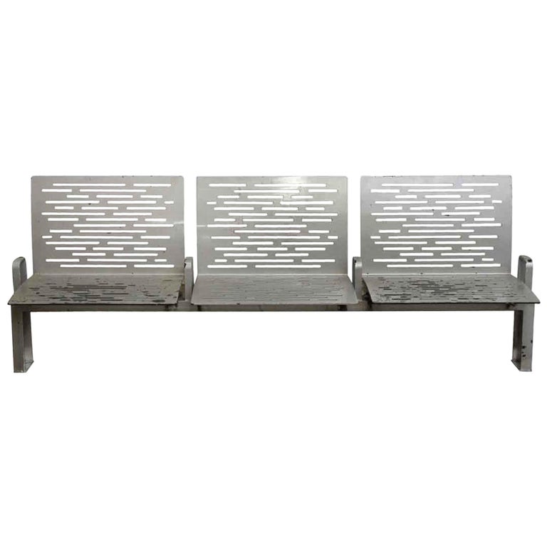 2010 Three Seat Steel Or Aluminum Bench Or Outdoor Or Garden For
