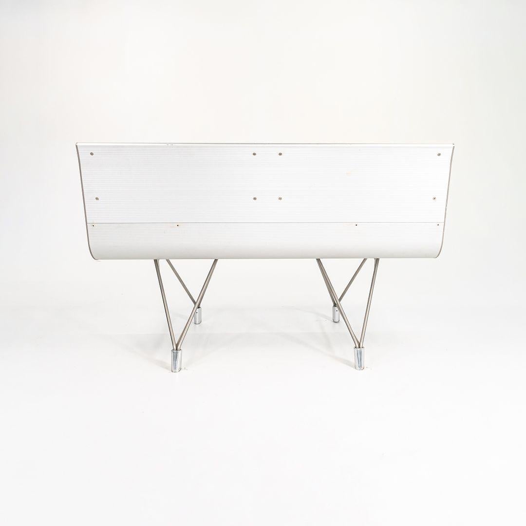Sofá / Banqueta Aero 2010s de 2 plazas de Lievore Altherr Molina para Sellex en Tan Aluminio en venta