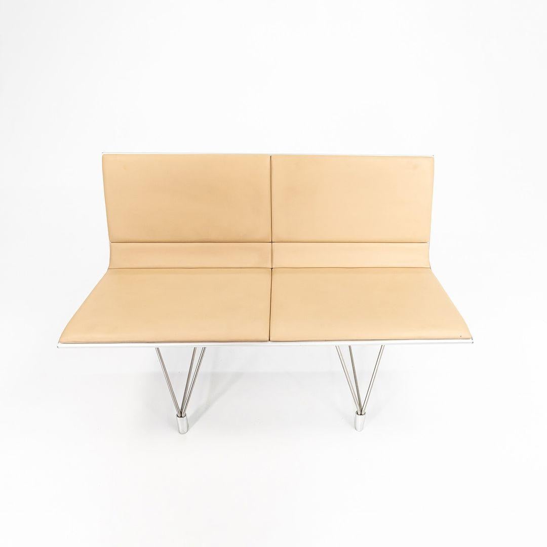 Sofá / Banqueta Aero 2010s de 2 plazas de Lievore Altherr Molina para Sellex en Tan en venta 2