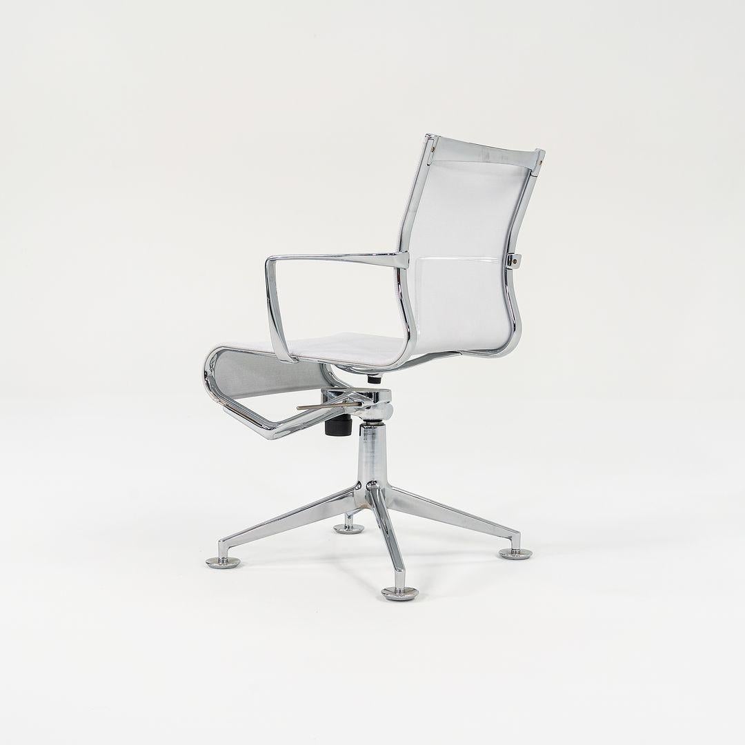 Aluminum 2010s Alias Meetingframe + Tilt 47 447 Chair w/ Arms Alberto Meda Grey 3x Avail For Sale