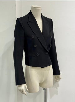2010s Ann Demeulemeester double-breasted cropped Blazer