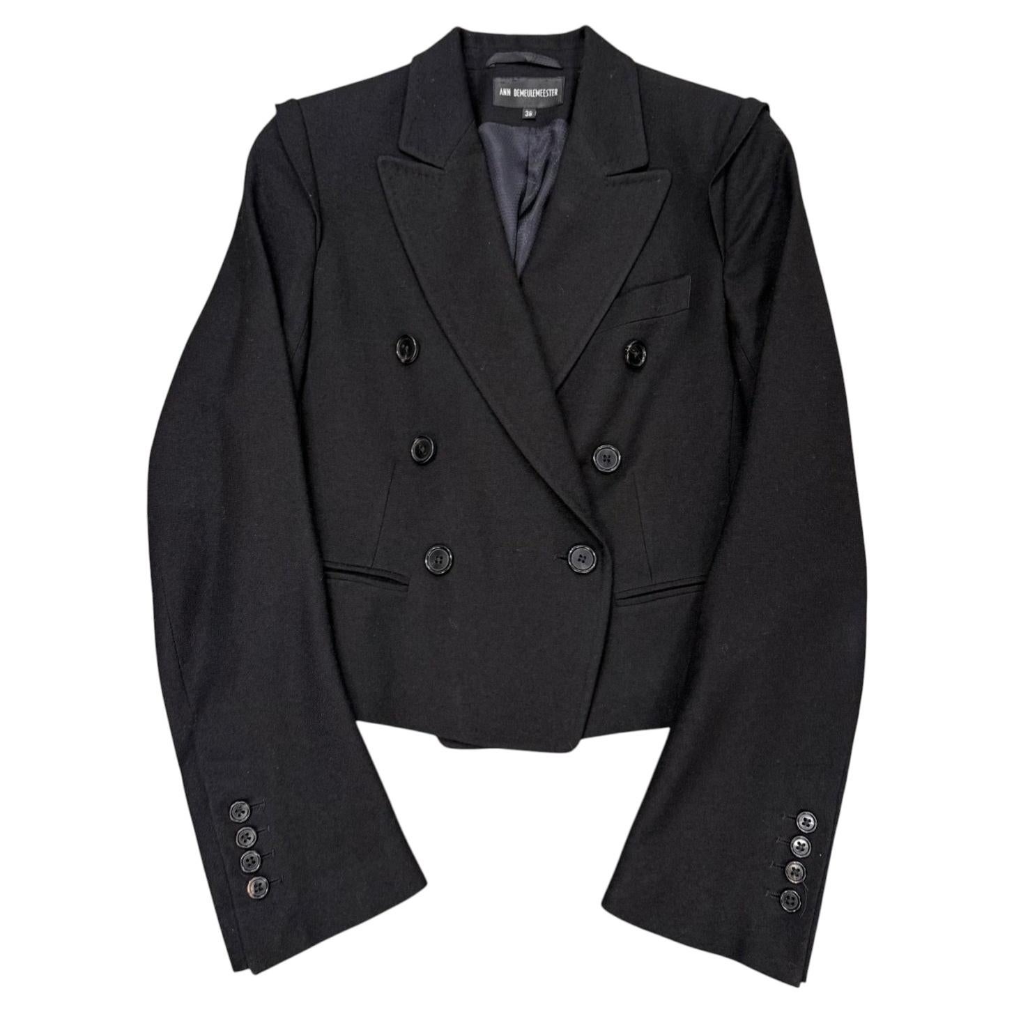 2010s Ann Demeulemeester double-breasted cropped Blazer