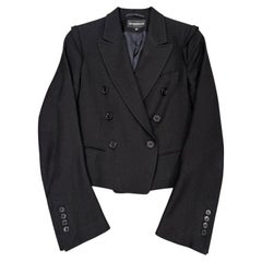 2010s Ann Demeulemeester double-breasted cropped Blazer