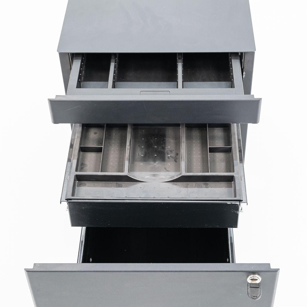 2010's Arik Levy for Vitra ABS Pedestal Office File Cabinet Grey 14x Available in vendita 3