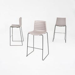2010s Arper Catifa 46 Bar Stool in Beige Vinyl 8x Available