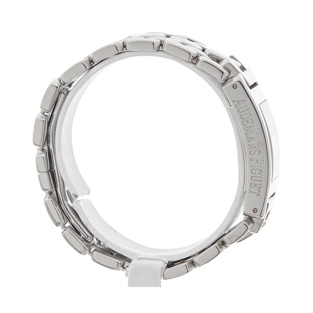 Contemporary 2010s Audemars Piguet Promesse White Gold 67258BC.OO.1156BC.01 Wristwatch
 *
 *Complete with: Presentation Pouch dated 2010s
 *Case Size: 20mm by 35mm
 *Strap: 18K White Gold
 *Age: 2010's
 *Strap length: Adjustable up to 16cm. Please