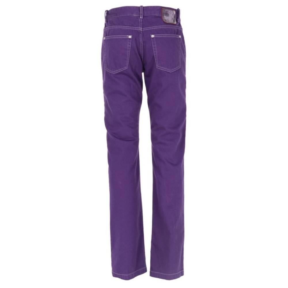 purple jeans tag