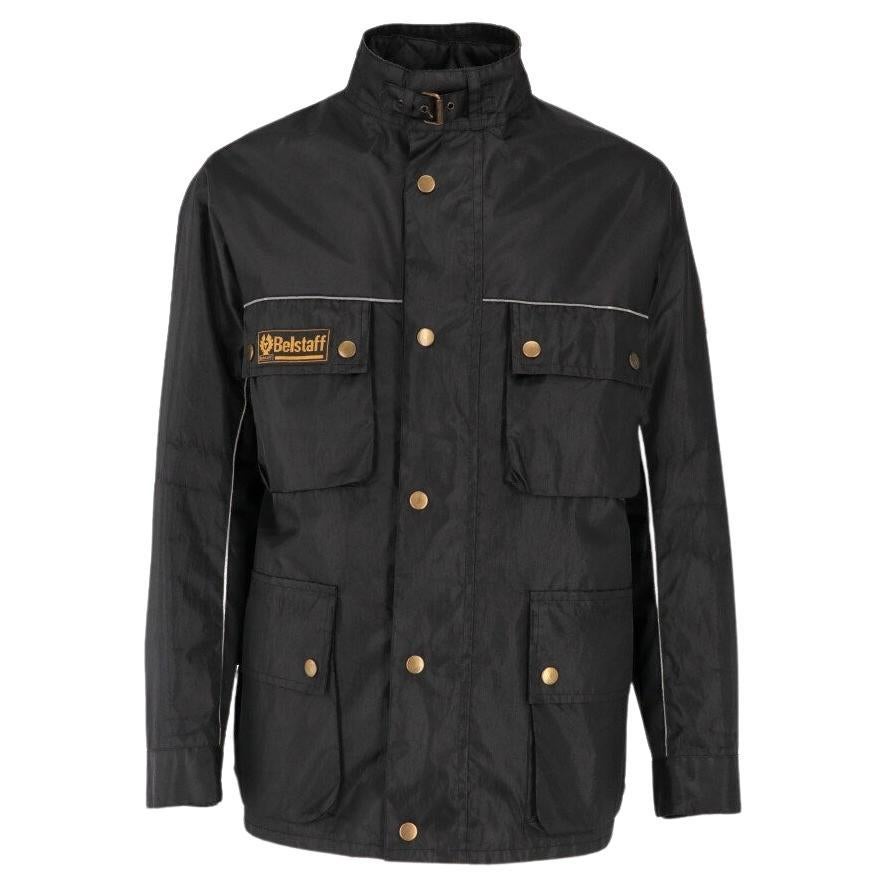 2010s Belstaff Fieldmaster black nylon jacket For Sale