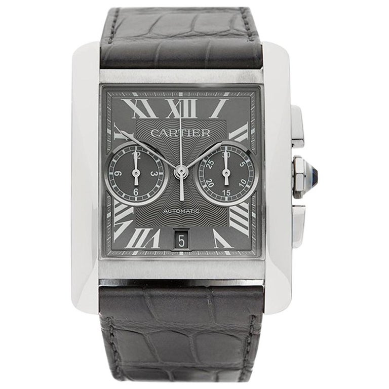 2010's Cartier Tank MC Chronograph Stainless Steel 3666 or W5330007 ...