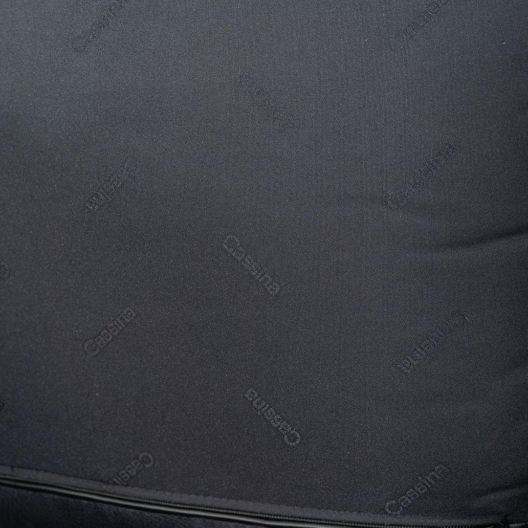 2010er Cassina LC2 3-Sitz-Sofa aus schwarzem Leder im Angebot 3