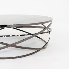 Tavolino da caffè EVOL di Cedric Ragot per Roche Bobois degli anni '90 con vetro fumé