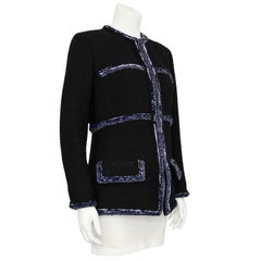 2010s Chanel Black Boucle Jacket