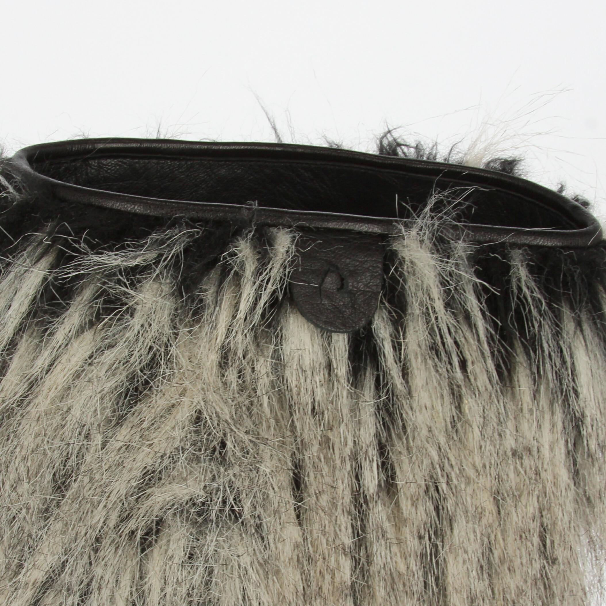 2010s Chanel Faux Fur Boots 1