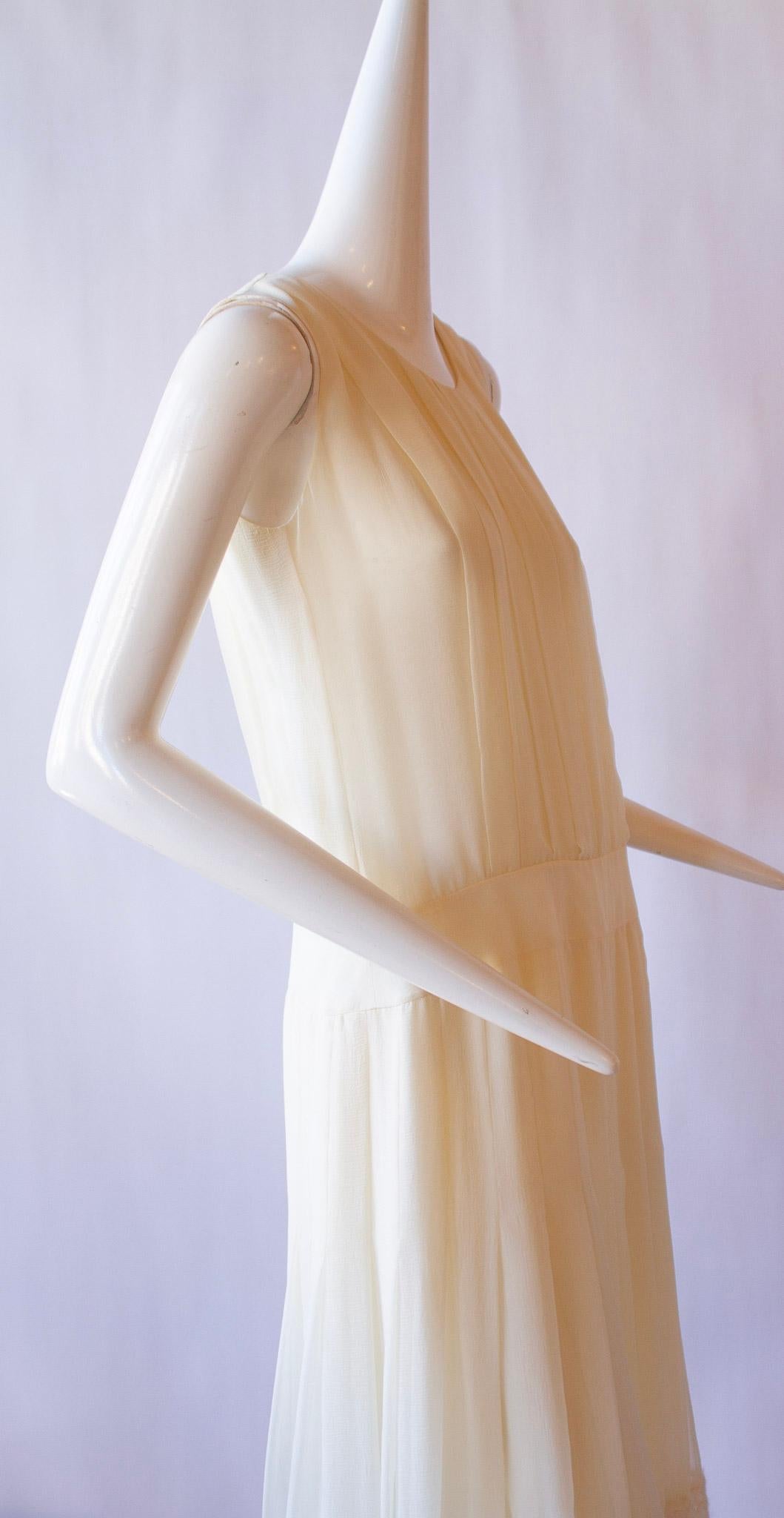2010s Chanel Silk Drop Waist Dress 1