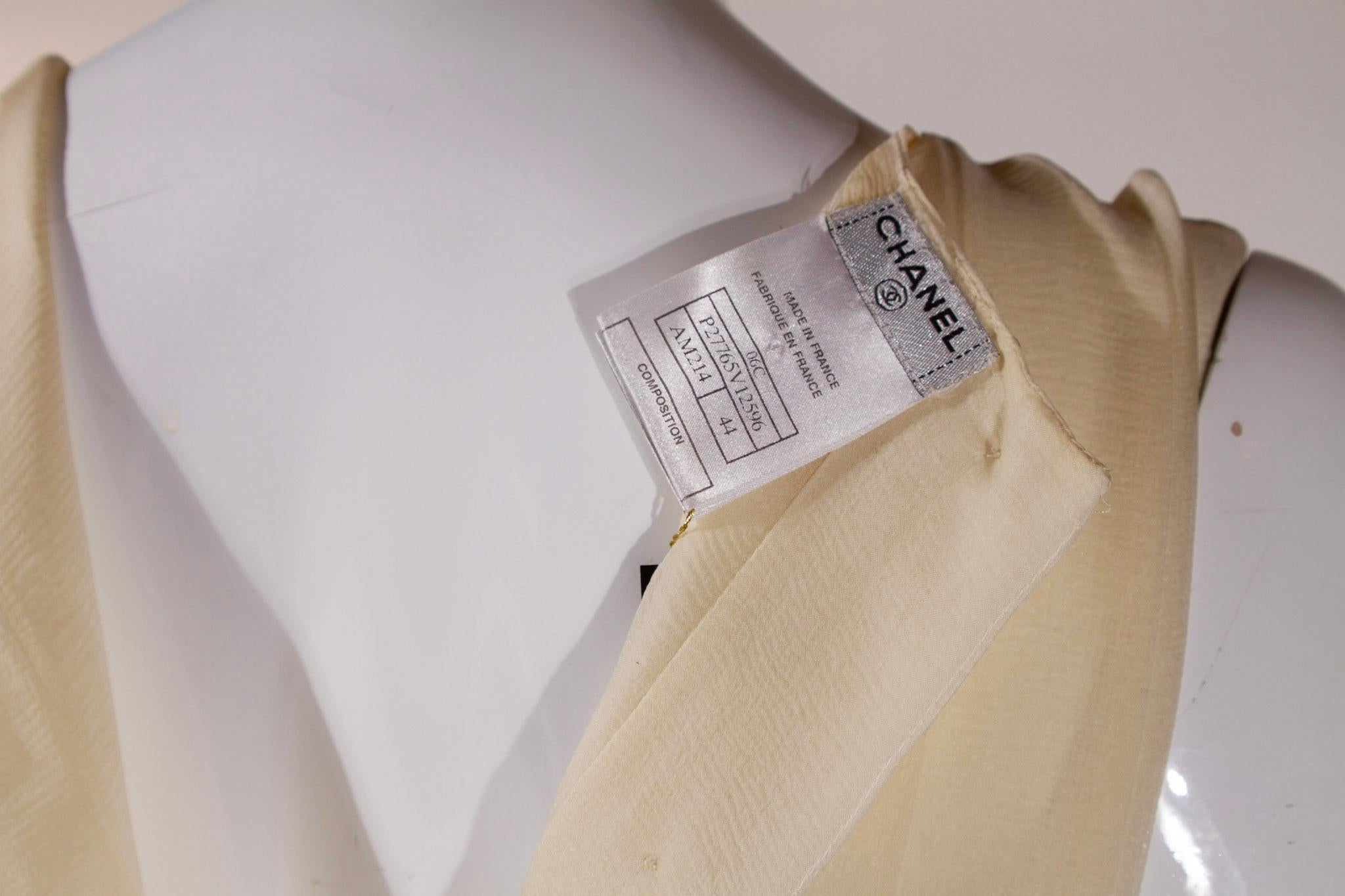 2010s Chanel Silk Drop Waist Dress 3