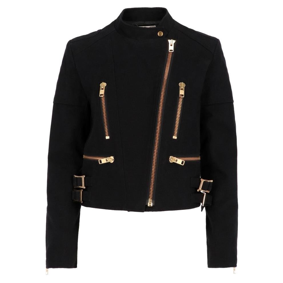2010s Chloé Black and Gold Jacket