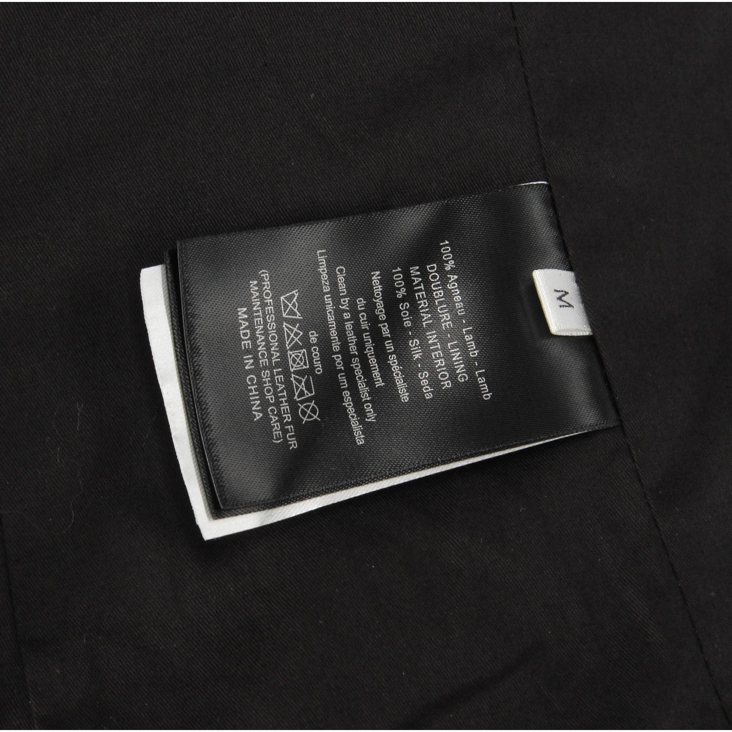 2010s Christian Dior Black Leather Biker Jacket 4