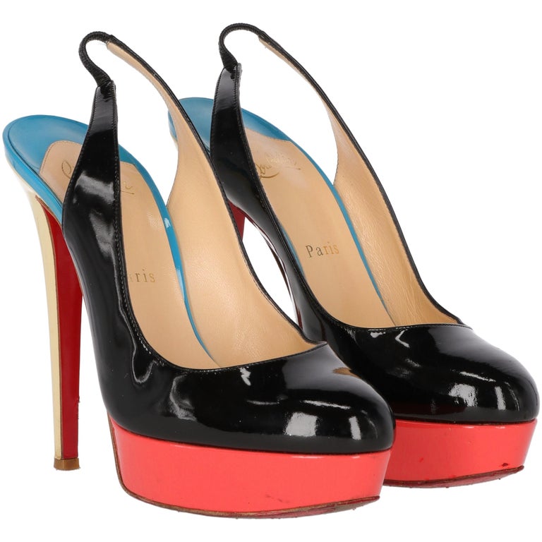 color block slingbacks