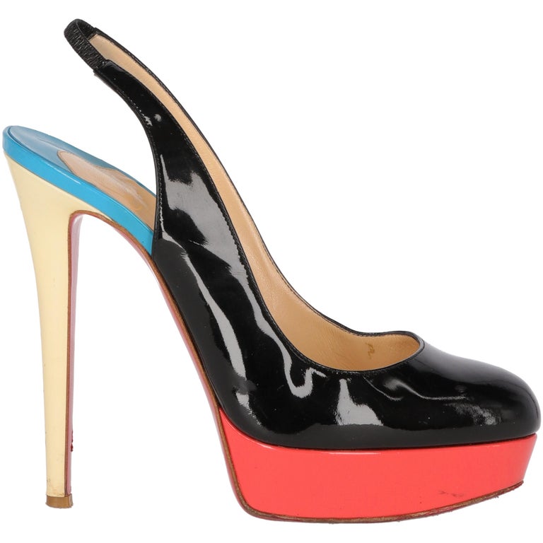 color block slingbacks