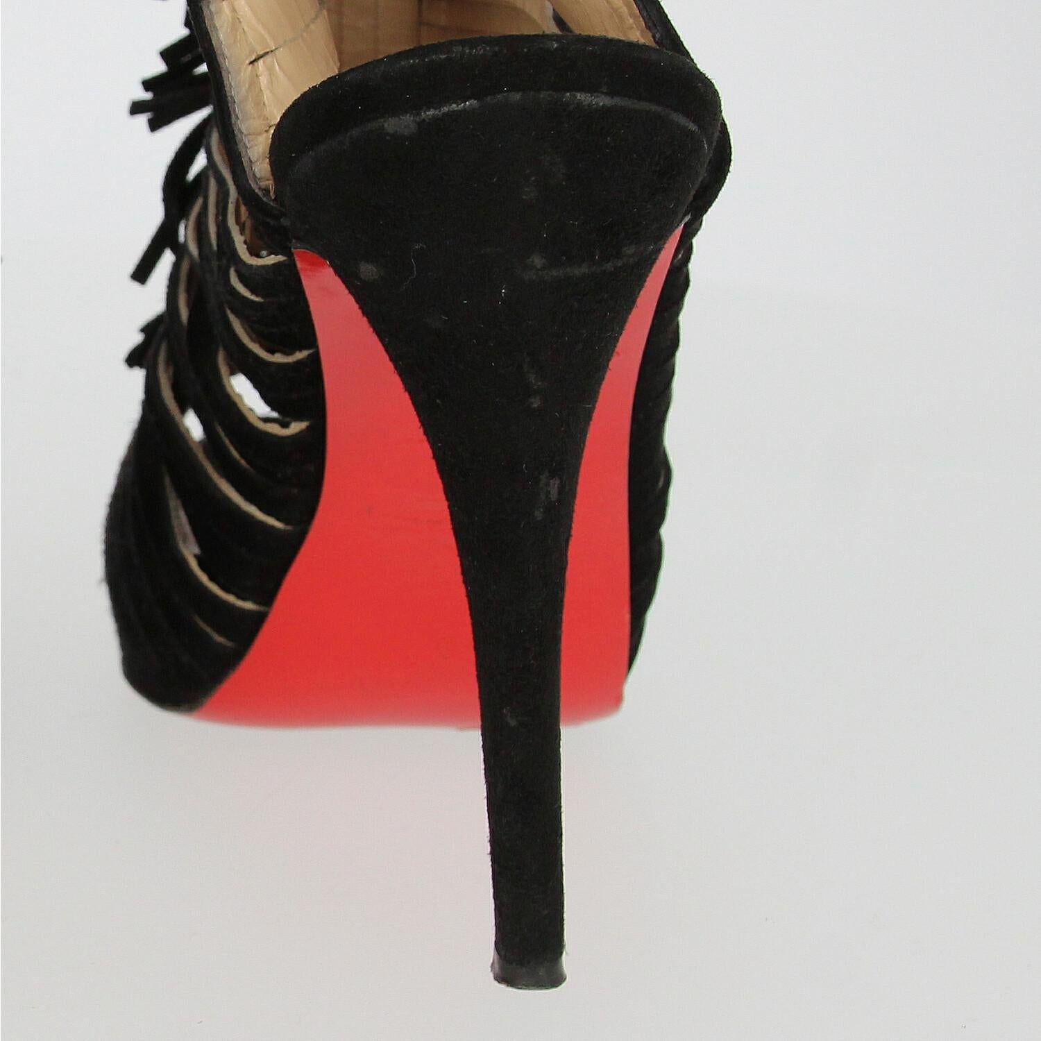 2010s Christian Louboutin Fringes Sandals 3