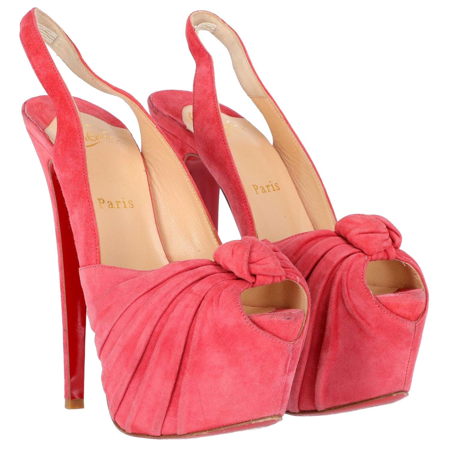 2010s Christian Louboutin Pink Pumps For Sale