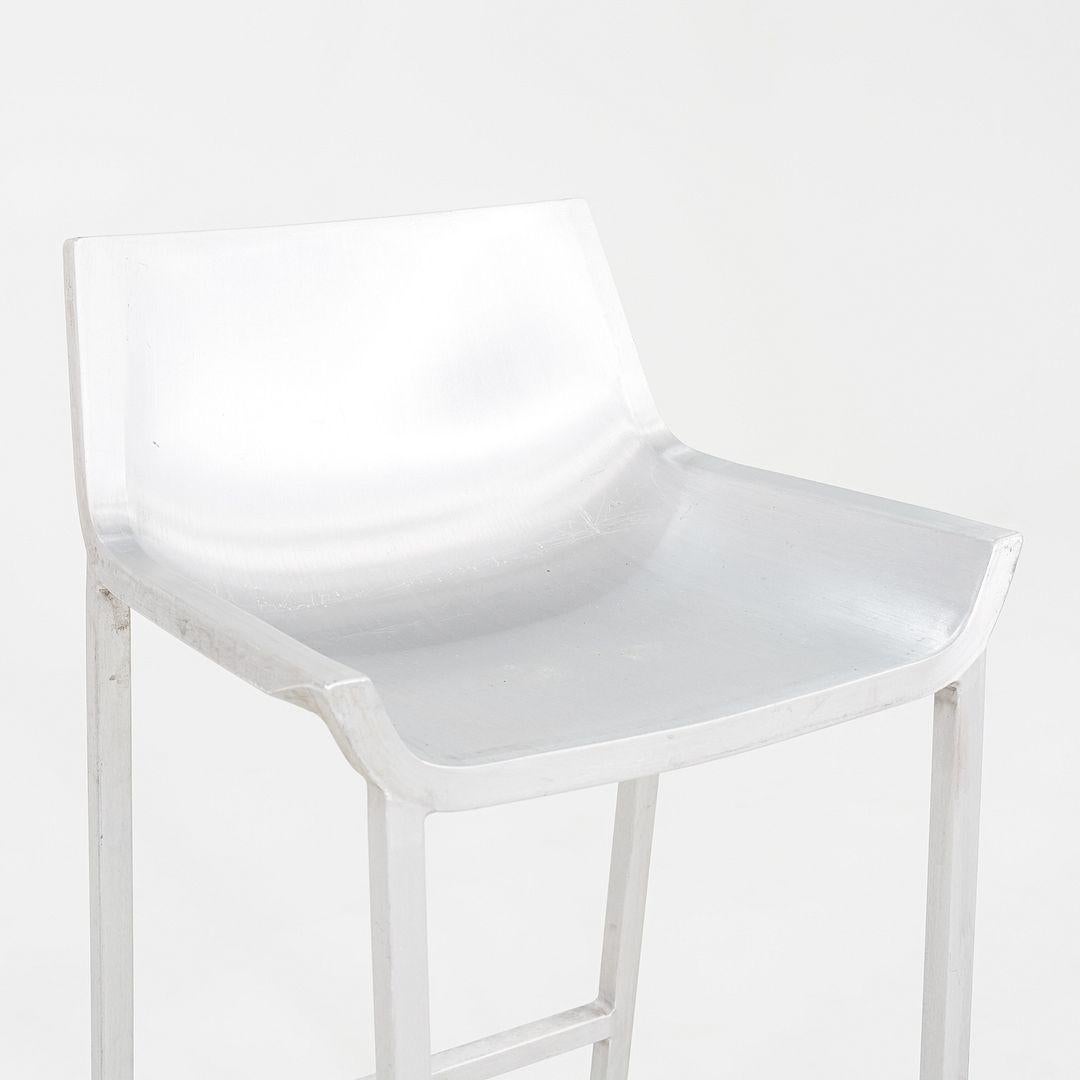 2010s Christophe Pillet para Emeco Taburete de bar Sezz de aluminio cepillado en venta 4