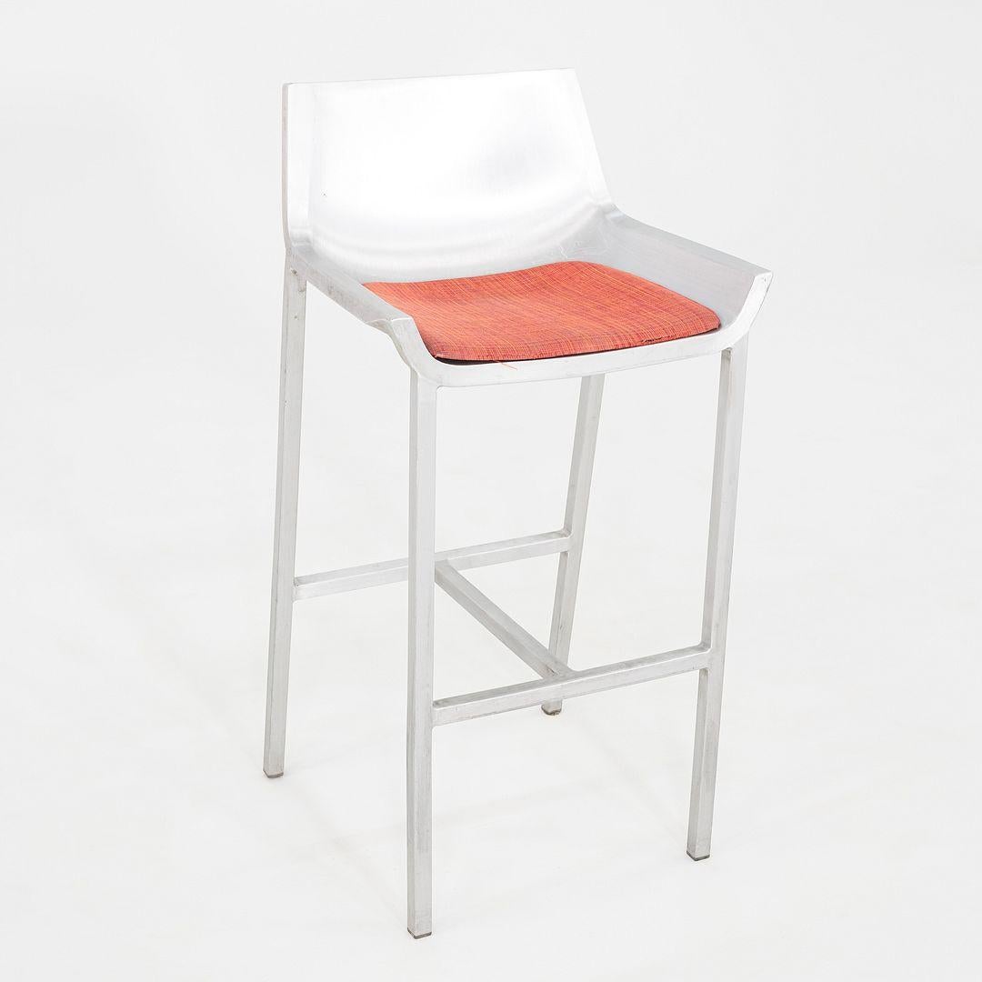 2010s Christophe Pillet para Emeco Taburete de bar Sezz de aluminio cepillado en venta 1
