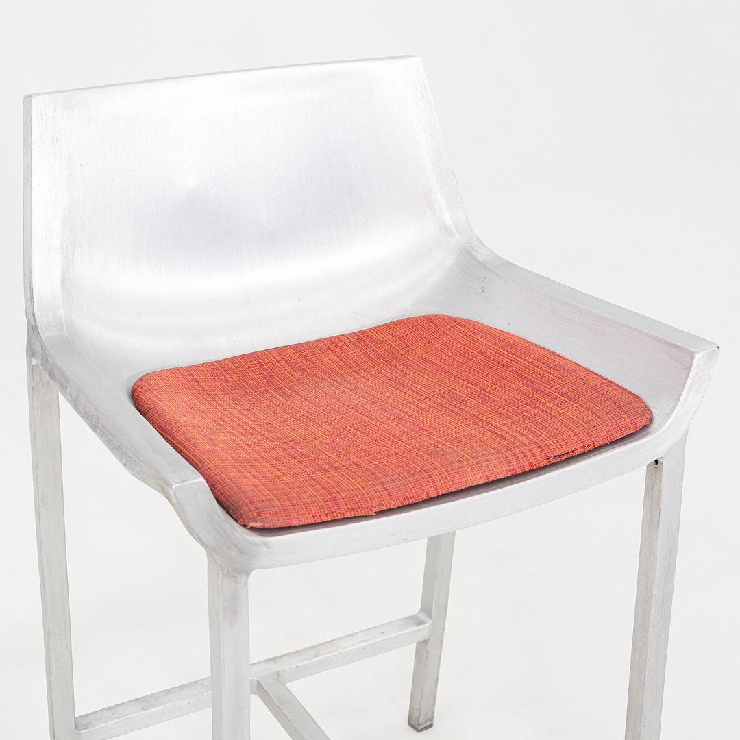 2010er Christophe Pillet für Emeco Sezz Counter Hocker aus gebürstetem Aluminium im Angebot 3