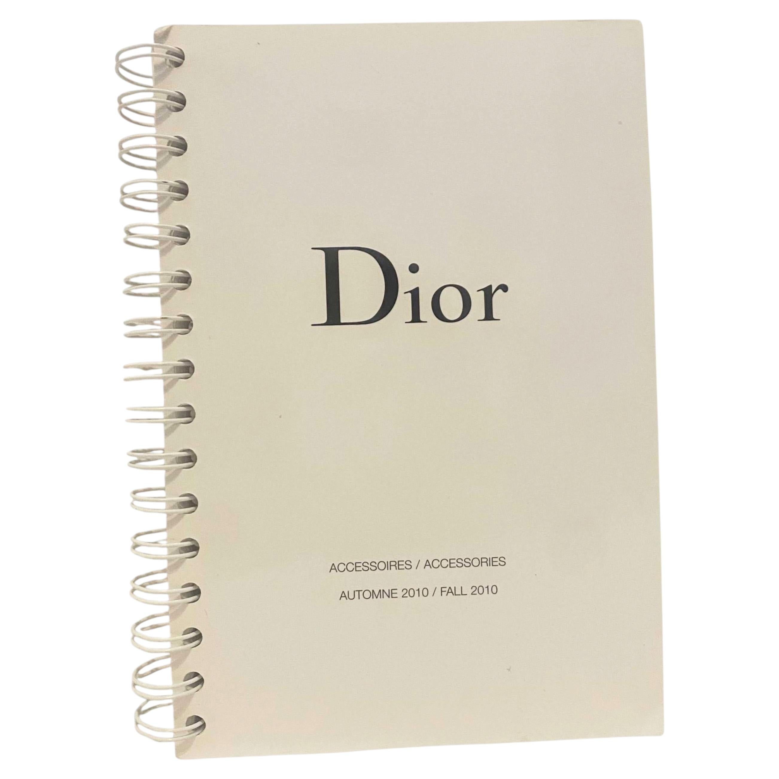 2010s Dior Accessories Insider Catalog Lookbook on Binder For Sale